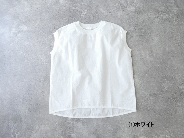 homspun(ホームスパン) コンパクトウェザーノースリーブブラウスの商品画像9