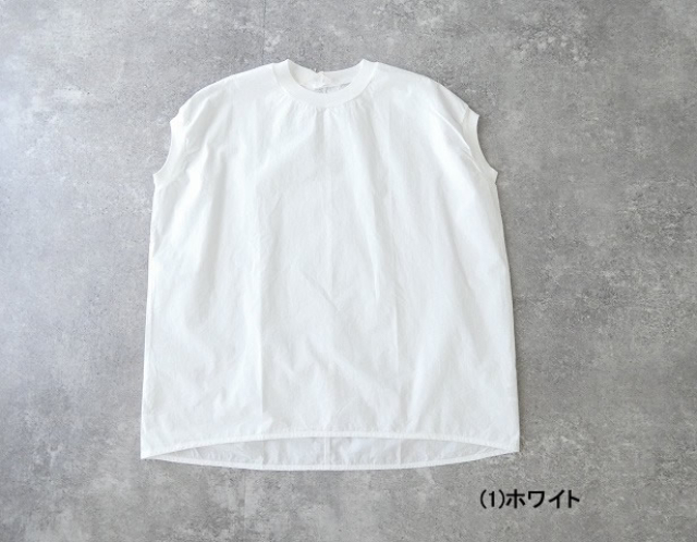 homspun(ホームスパン) コンパクトウェザーBIGノースリーブブラウスの商品画像12