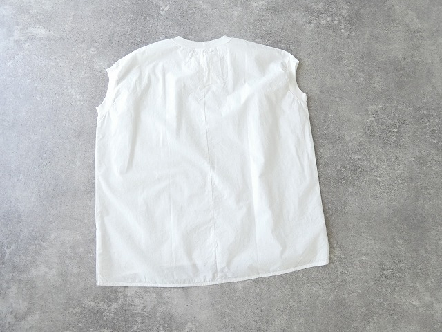 homspun(ホームスパン) コンパクトウェザーBIGノースリーブブラウスの商品画像13