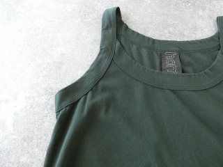 homspun(ホームスパン) 天竺キャミソール (3)ダークグリーンの商品画像28