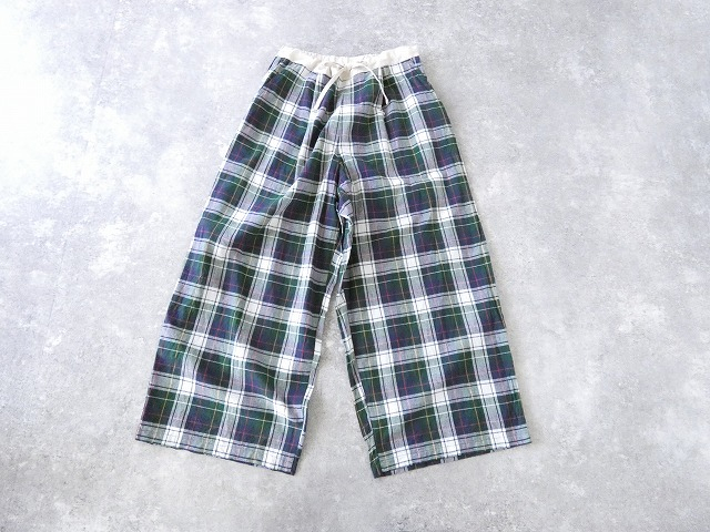 NATURAL LAUNDRY(ナチュラルランドリー) マドラスチェックワイドタックパンツの商品画像12