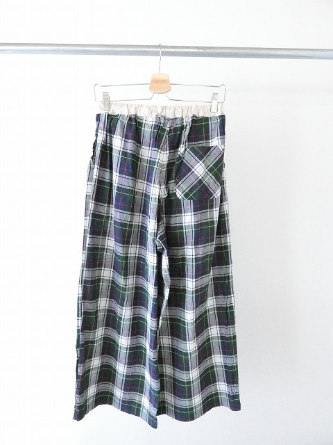 NATURAL LAUNDRY(ナチュラルランドリー) マドラスチェックワイドタックパンツの商品画像13