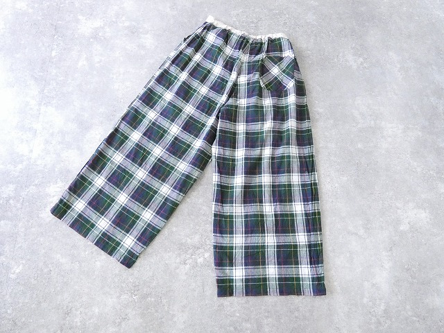 NATURAL LAUNDRY(ナチュラルランドリー) マドラスチェックワイドタックパンツの商品画像14