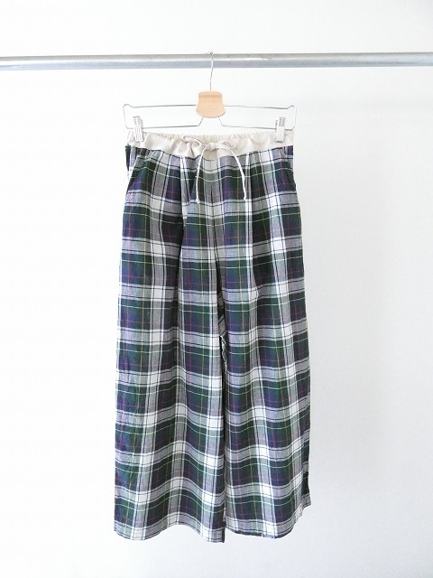 NATURAL LAUNDRY(ナチュラルランドリー) マドラスチェックワイドタックパンツの商品画像2