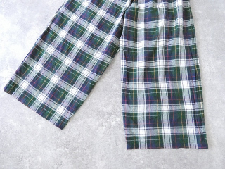 NATURAL LAUNDRY(ナチュラルランドリー) マドラスチェックワイドタックパンツの商品画像32