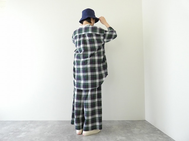 NATURAL LAUNDRY(ナチュラルランドリー) マドラスチェックワイドタックパンツの商品画像8