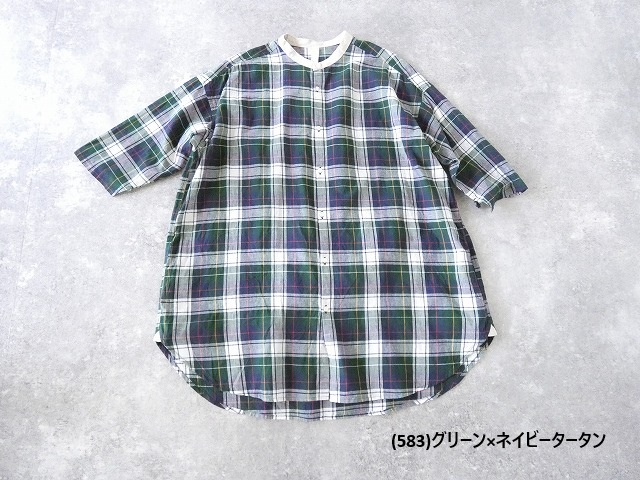 NATURAL LAUNDRY(ナチュラルランドリー) マドラスチェックオーバーサイズシャツの商品画像12