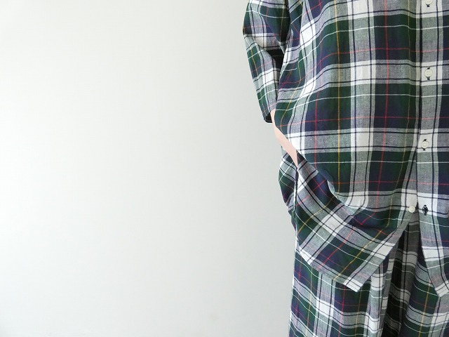 NATURAL LAUNDRY(ナチュラルランドリー) マドラスチェックオーバーサイズシャツの商品画像6
