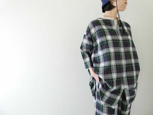 NATURAL LAUNDRY(ナチュラルランドリー) マドラスチェックオーバーサイズシャツの商品画像8