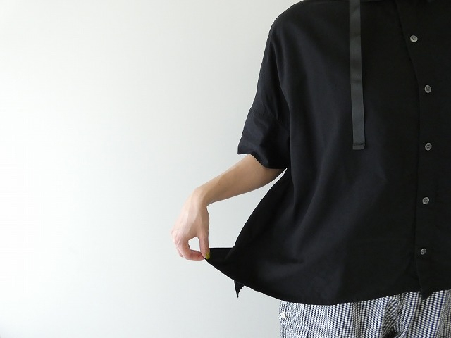 grin(グリン) 綿レーヨン無地ワイドシャツの商品画像4