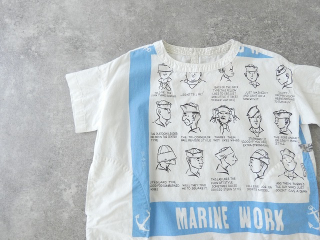 快晴堂(かいせいどう) HAYATEカロハプリント セーラーズcap柄 Wide Tシャツの商品画像39