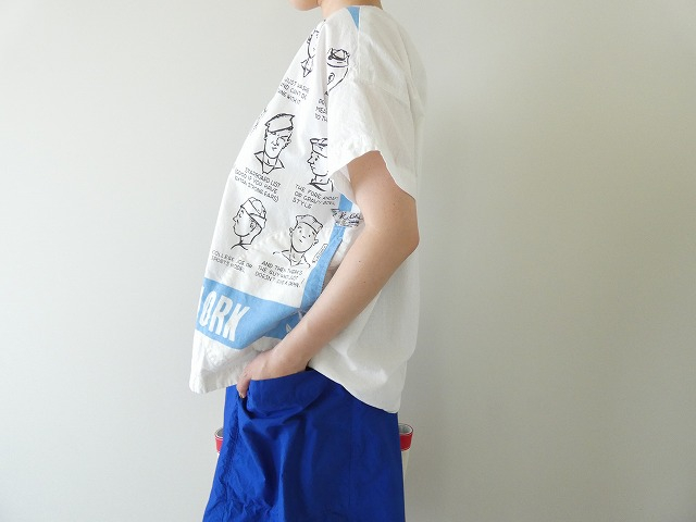 快晴堂(かいせいどう) HAYATEカロハプリント セーラーズcap柄 Wide Tシャツの商品画像9