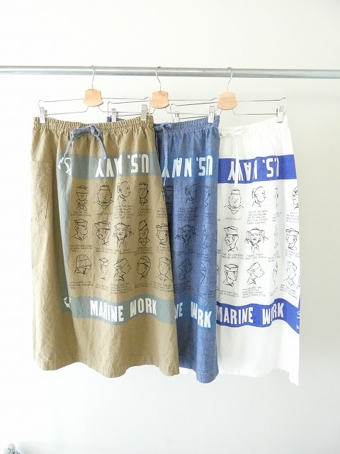 快晴堂(かいせいどう) HAYATEカロハプリント セーラーズcap柄 カロハスカートの商品画像2