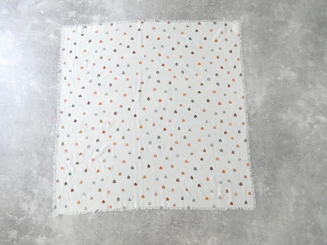 R&D.M(オールドマンズテーラー) COAT OF ARMS GAUZE SHAWLの商品画像3