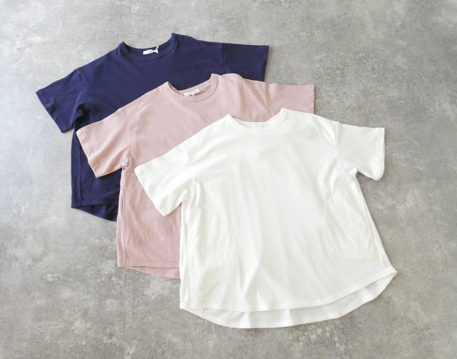 TANG(タング) 空紡天竺半袖ワイドTシャツの商品画像3
