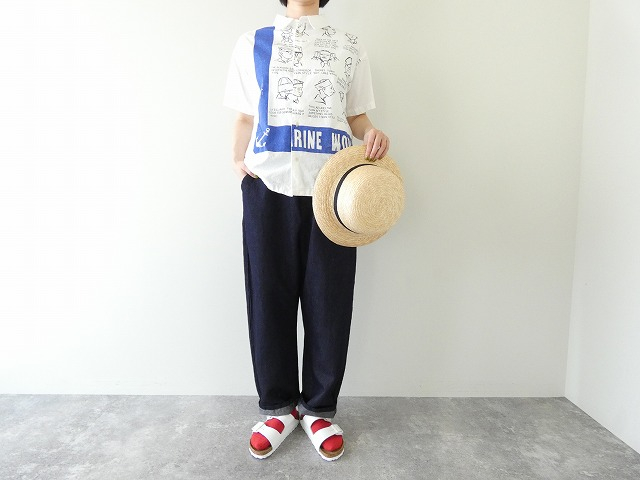 TRAVAIL MANUEL(トラバイユマニュアル) コットンリネンデニムユニティパンツの商品画像2