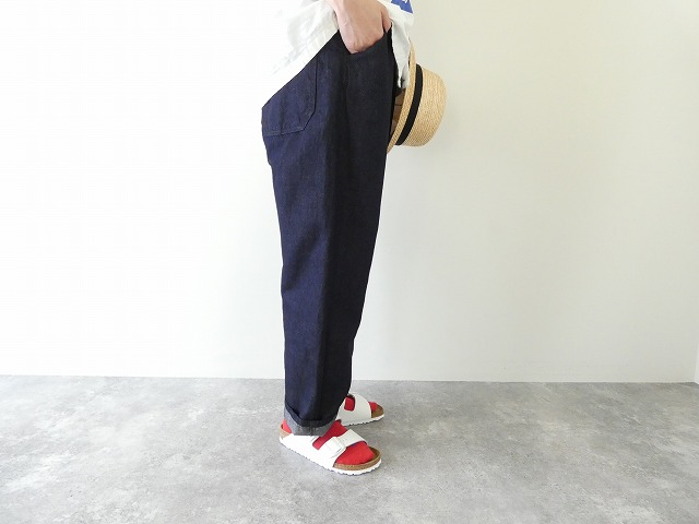 TRAVAIL MANUEL(トラバイユマニュアル) コットンリネンデニムユニティパンツの商品画像6