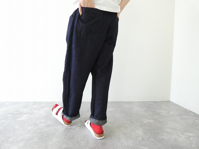 TRAVAIL MANUEL(トラバイユマニュアル) コットンリネンデニムユニティパンツの商品画像7