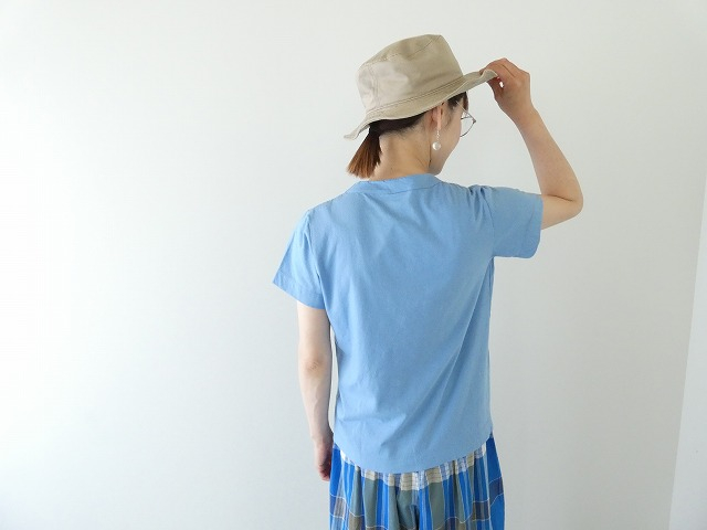 homspun(ホームスパン) 天竺半袖Tシャツ　(2)サックスの商品画像12
