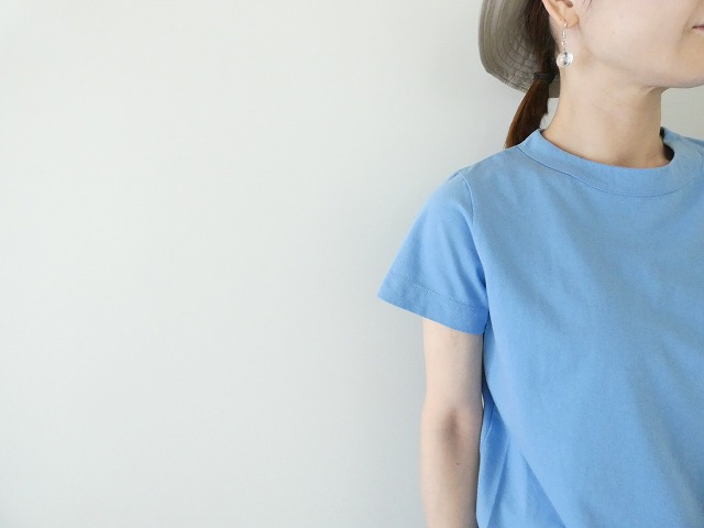 homspun(ホームスパン) 天竺半袖Tシャツ　(2)サックスの商品画像4