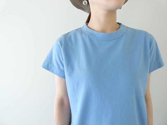 homspun(ホームスパン) 天竺半袖Tシャツ　(2)サックスの商品画像5