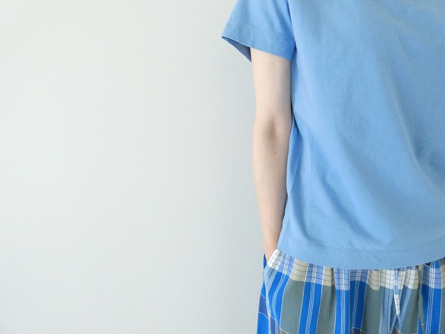homspun(ホームスパン) 天竺半袖Tシャツ　(2)サックスの商品画像7