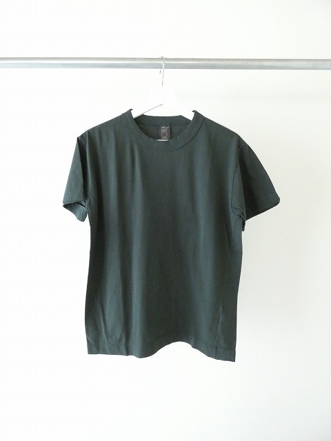 homspun(ホームスパン) 天竺半袖Tシャツ　(3)ダークグリーン　XL XXLサイズの商品画像1