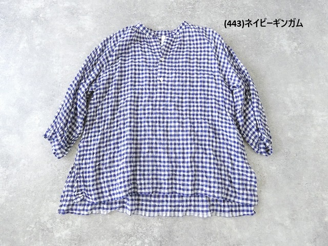 NATURAL LAUNDRY(ナチュラルランドリー) シャーリングプランブスリーブスリーブプルオーバーの商品画像11