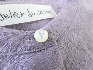 l’atelier du savon(アトリエドゥサボン) 線画のお花ラミー刺繍 ワンピースの商品画像27