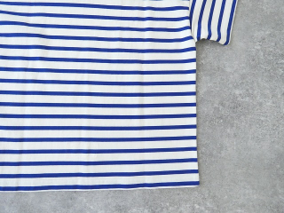 快晴堂(かいせいどう) 別注 HAYATE ボーダー水玉Tシャツ　肩切替水玉半袖Tシャツ セミボートネックの商品画像33