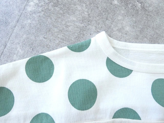 快晴堂(かいせいどう) 別注 HAYATE ボーダー水玉Tシャツ　肩切替水玉半袖Tシャツ セミボートネックの商品画像37