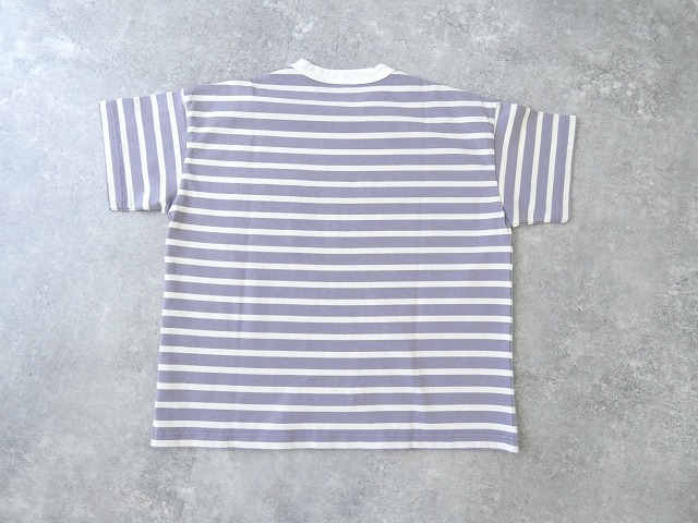 快晴堂(かいせいどう) HAYATE ボーダー水玉Tシャツ　胸ポケットに水玉　半袖Tシャツの商品画像11