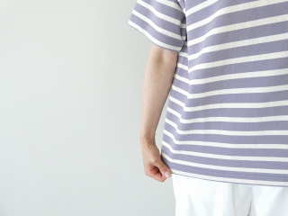快晴堂(かいせいどう) HAYATE ボーダー水玉Tシャツ　胸ポケットに水玉　半袖Tシャツの商品画像21