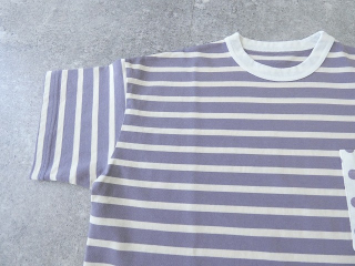 快晴堂(かいせいどう) HAYATE ボーダー水玉Tシャツ　胸ポケットに水玉　半袖Tシャツの商品画像28