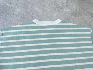 快晴堂(かいせいどう) HAYATE ボーダー水玉Tシャツ　胸ポケットに水玉　半袖Tシャツの商品画像42