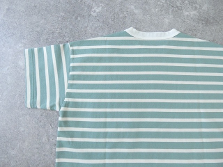快晴堂(かいせいどう) HAYATE ボーダー水玉Tシャツ　胸ポケットに水玉　半袖Tシャツの商品画像43