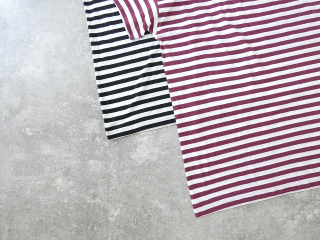 R&D.M(オールドマンズテーラー) GAUZE BORDER OVERSIZE H/T SHIRTの商品画像22