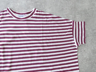 R&D.M(オールドマンズテーラー) GAUZE BORDER OVERSIZE H/T SHIRTの商品画像33