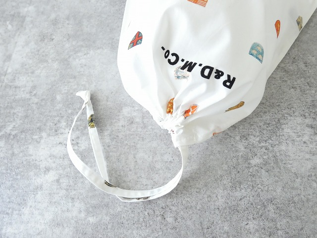 R&D.M(オールドマンズテーラー) COAT OF ARMS DRAWSTRING BAG S-sizeの商品画像4