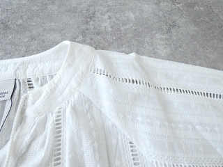 NOMBRE IMPAIR(ノンブルアンペール) 綿刺繍ストライプ　タッセル付キブラウスの商品画像31