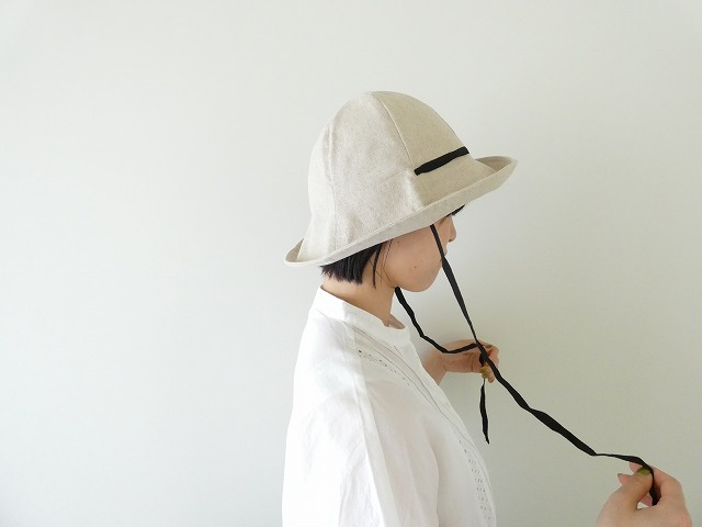  折りたたんで洗えるリネンパネルハットの商品画像3
