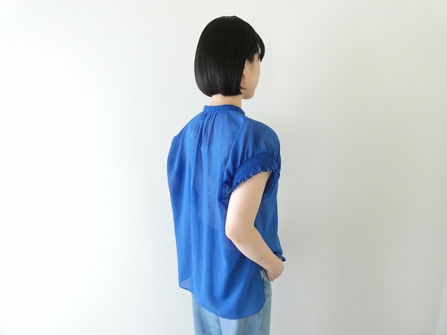 BALLSEY(ボールジィ) コットンクレープスタンドカラーブラウスの商品画像8
