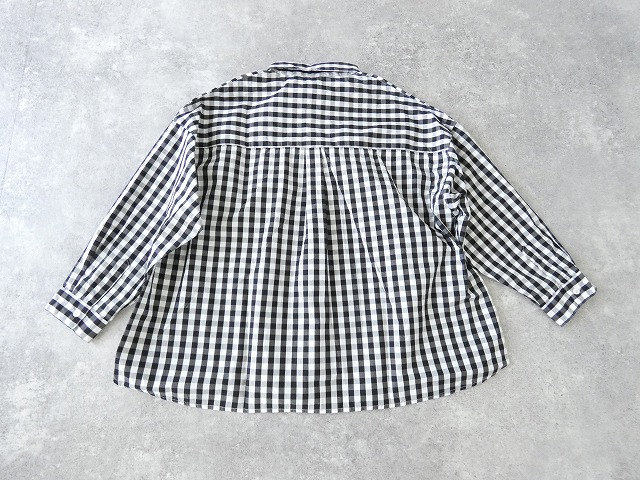 ichi(イチ) ブロードギンガム&ストライプシャツの商品画像10