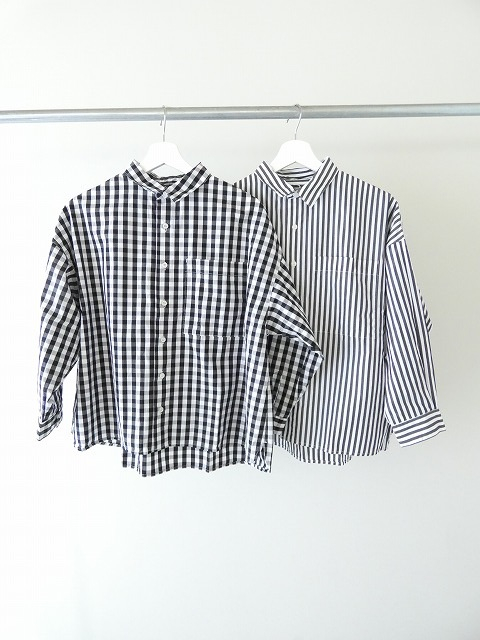 ichi(イチ) ブロードギンガム&ストライプシャツの商品画像3