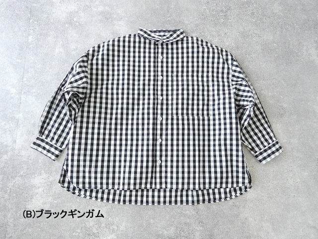 ichi(イチ) ブロードギンガム&ストライプシャツの商品画像9