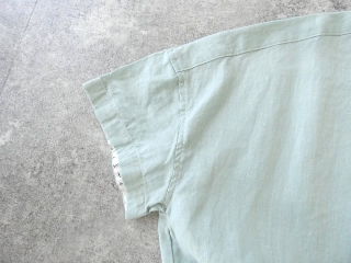 快晴堂(かいせいどう) 初秋まで着られるリネン　丸衿タブ半袖ワンピースの商品画像30