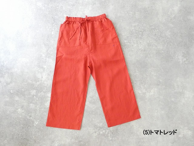 快晴堂(かいせいどう) 初秋まで着られるリネン　斜めポケ Wideパンツの商品画像11