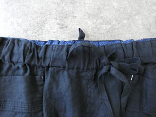 快晴堂(かいせいどう) 初秋まで着られるリネン　斜めポケ Wideパンツの商品画像27