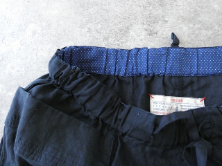 快晴堂(かいせいどう) 初秋まで着られるリネン　斜めポケ Wideパンツの商品画像28