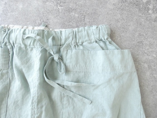 快晴堂(かいせいどう) 初秋まで着られるリネン　斜めポケ Wideパンツの商品画像32